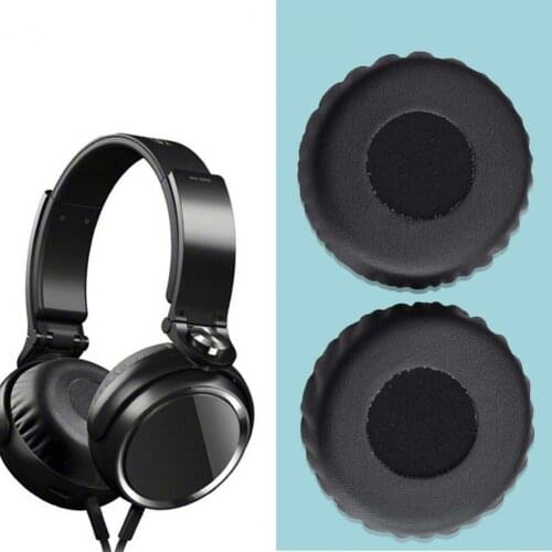 1 Pair Headphone Cushions Replaceable Dust-proof Breathable Gaming Headphone Sleeves for Sony MDR-XB600
