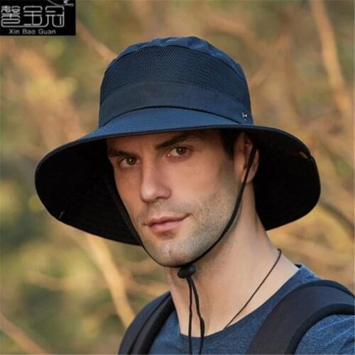 Sun Hat XBG-9201 Summer Fisherman Cap Sports Hat Men Women Boonie Hat Uv-protection Outdoor Hiking Cap
