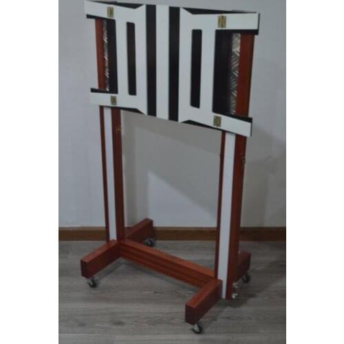 Thru Steel Illusion Magic Tricks For Professional Magician Stage Gimmick Props Mentalism Funny Body Through Steel Plate Magia