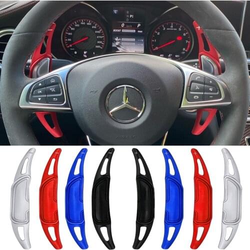 For Mercedes-Benz 2015+ AMG C63 S Edition 1 C43 Coupe E53 E43 Wagon E63S Estate Car Steering Wheel Shifter Paddles DSG Extension