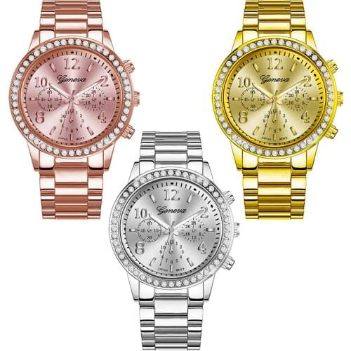 Rose Gold Waterproof Quartz Wristwatch For Ladies 2021 New Luxury Fashion Womens Watch Womens Bracelet Wristwatches Saat #S3