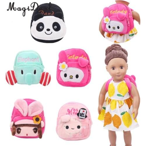 MagiDeal 1PCS Dolls Costume Accessory Mini Schoolbag Backpack for 18 inch Doll