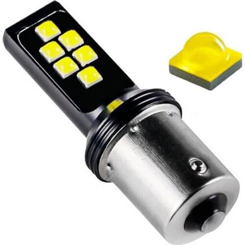 20pcs S25 1156 BA15S 1157 BAY15D T20 7440 7443 Car LED DRL Turn Signal Light Auto Brake Reverse Lamp 3030 12SMD White Red DC12V