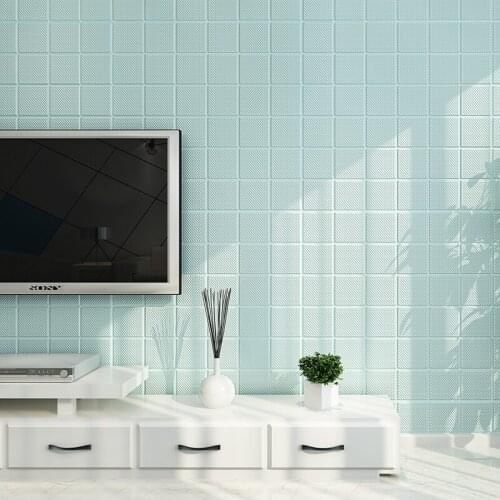 3D stereo TV background wall self-adhesive stickers paper living room bedroom decoration TV background wall waterproof stickers