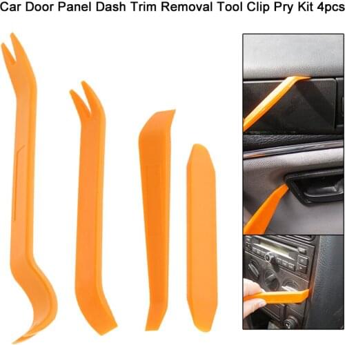4pcs Car Door Trim Removal Tool Panel Dash Radio Body Clip Installer Pry Kit