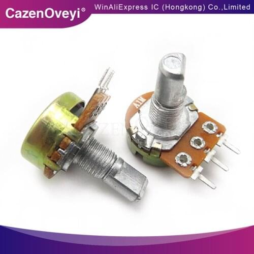 5pcs/lot APAI 148 single-pole potentiometer A1M anti-handle length 15MMF with 41 steps In Stock