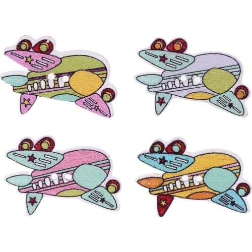 50 Pcs Painted Buttons 2 Holes Wooden Buttons for Crafting Sewing Card Making Scrapbooking DIY Crafts 85AC