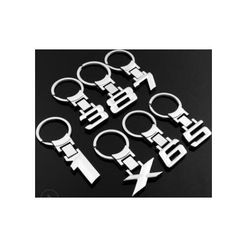 Wholesale 100pcs/lot Zinc Alloy Car Chaveiro Keychain Key Chain Key Ring Keyring for bmw 1 3 5 6 7 8 X