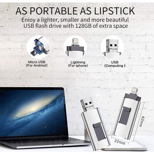USB 3.0 otg Pen Drive 32GB 64GB USB Flash Drives 128GB 256GB USB stick Pendrive 16GB Memory USB for iPhone 12 11 Pro/XR/XS 512gb