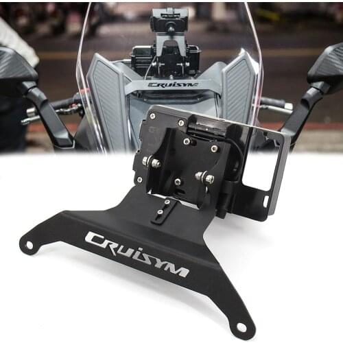 For SYM JOYMAX Z 300 2018-2019 CRUISYM 300 2017-2019 Motorcycle Windshield Mount Navigation Bracket GPS Smartphone Holder
