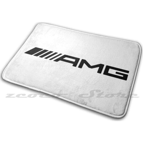 Logo Wall On Paper Play Carpet Water Absorb Non-Slip Door Mat Merce Benz Mercedez Benz Mercedezbenz