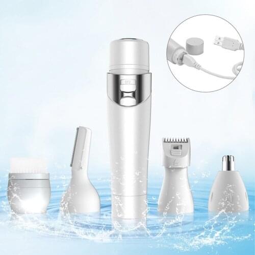 Multi-function USB Charging Lady Electric Lipstick Shaver