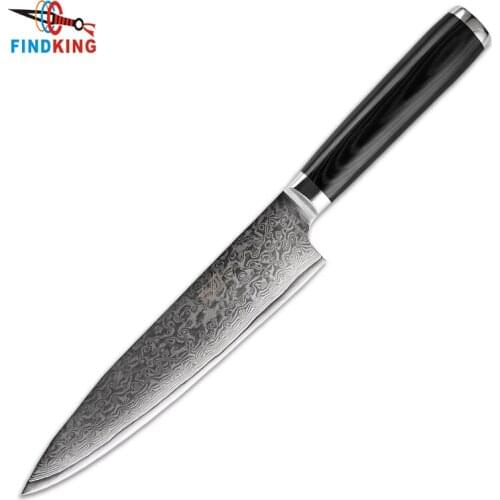 FINDKING Damascus kitchen knives set 8 inch chef knife 3.5 inch paring knife