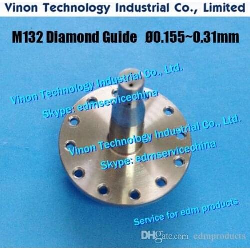 M132 Wire Guide Ø0.305mm X053C834G56 Upper for Mitsubishi SX.SB.SZ.CX.FX.FA machine X055C538G56,DA768A,DU31200,X055C538G56 edm