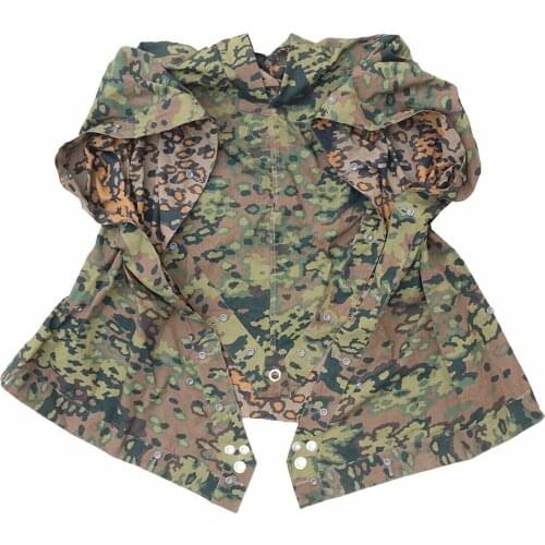 WWII German Army Tent Zeltbahn OAK LEAF CAMOUFLAGE Reversible Military Field Equipment WW2 Reproduction 5605101