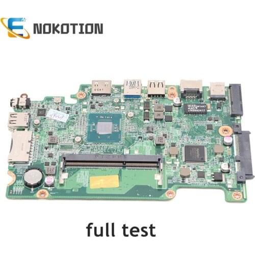 NOKOTION For Acer aspire ES1-111 E3-112 V3-112P Laptop Motherboard NBMRL11001 DA0ZHKMB6C0 DDR3 with Processor onboard