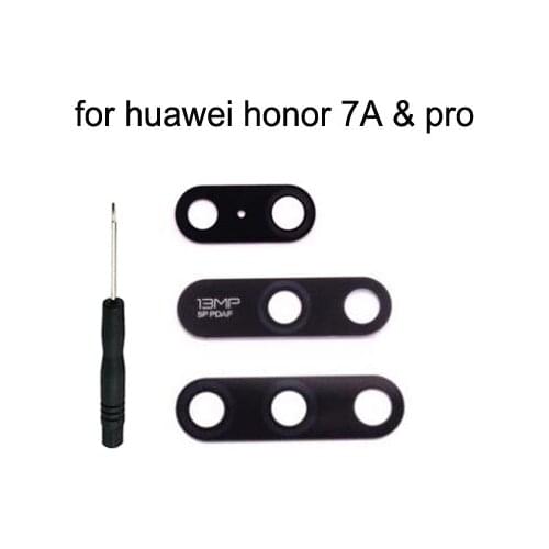 For Huawei Honor 7A Pro Phone Original Housing Frame New Rear Back Camera Glass Lens Cover For HUAWEI 7A Pro + Tools
