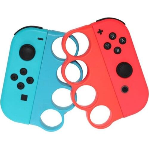 Portable Left/Right Finger Clasp Hand Grip for NS Switch Boxing Fitness Game Anti-slip Finger Clasp Handle Grips Accessories