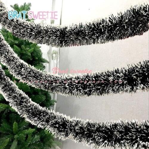 2m White Dark Green Cane Tinsel 2020 Christmas Decoration Garland Wreath Christmas Tree Decor Ornaments Xmas Party Supplies
