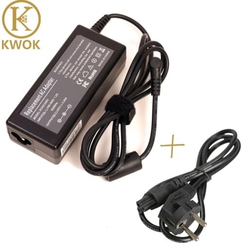 EU Power Cord + Laptop Adapter Charger for lenovo g570 20V 3.25A 65W for lenovo charger notebook g550 G360A G430 G450 G460