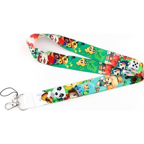 Animal Crossing Lanyard for Keys Phone Cool Neck Strap Lanyard for Camera Whistle ID Badge Cute webbings ribbons Gifts