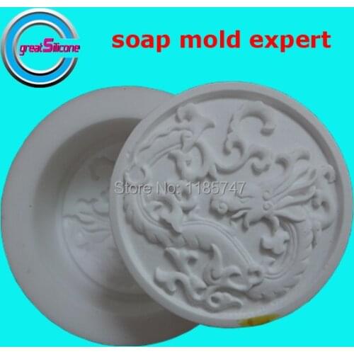 Chinese dragon shape silicone soap mold decorative silicone molds soap moulds
