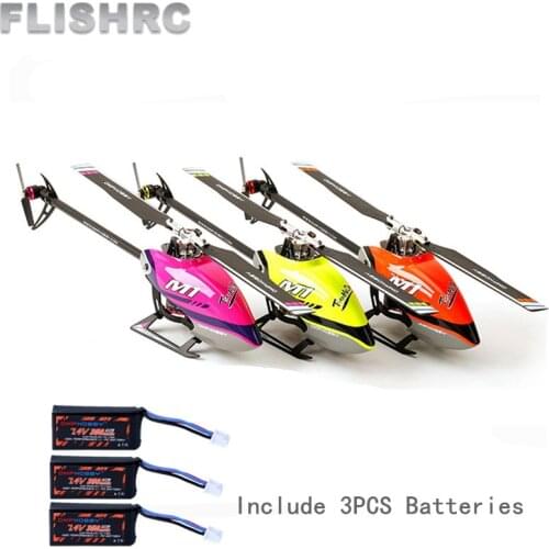 OMPHOBBY M1 Dual Brushless Motors Mini RC Helicopter for Adults Direct-Drive 3D Remote Control Helicopters-BNF OMP/SFHSS