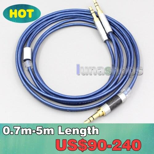 High Definition 99% Pure Silver Earphone Cable For Hifiman Sundara Ananda HE1000se HE6se he400i he400se Arya LN006801