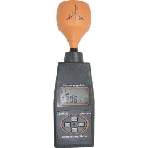 High Accuracy Professional Digital Electrosmog Meter Handheld High Frequency Field Intensity Agnetic Meter Indicator EMF Tester