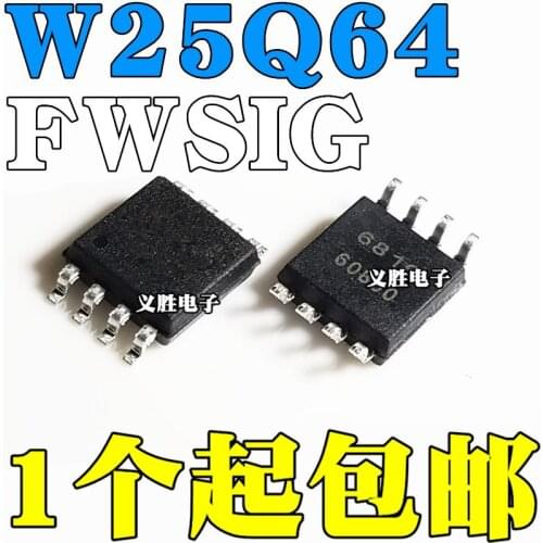 W25Q64 W25Q64FWSIG W25Q64FWSSIG 1.8V Low voltage 8M SOP8 8 m FLASH FLASH routing update, memory chips