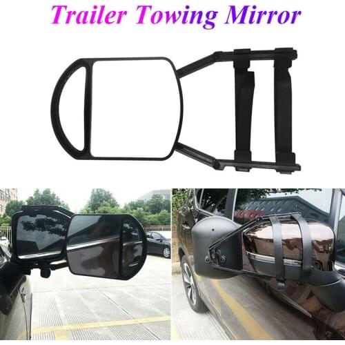 Car Towing Mirror Adjustable Dual Extension Mirrors Long Arm Wing Mirrors for RV Caravan Trailer Truck Camper