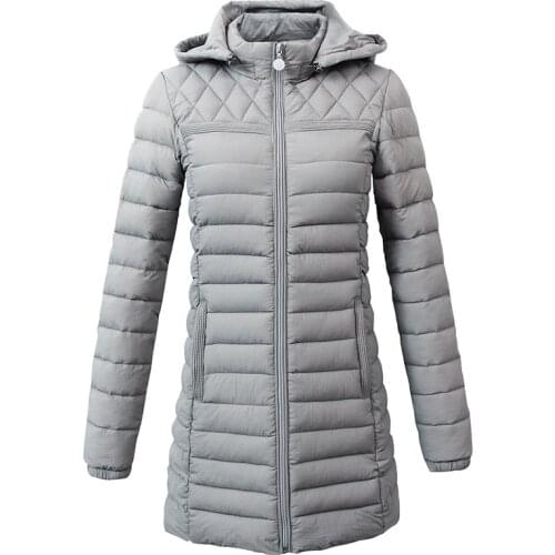 2019 Parka Women Winter Coats Long Cotton Casual Hooded Jackets Cotton Wadded Parkas Female Overcoat Outwear Plus Size 6XL R924