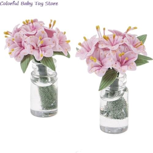 1:12 Dollhouse Miniature Green Mini Tree Potted For Green Plant In Pot Doll House Furniture Home Decor Simulation Potted Plants