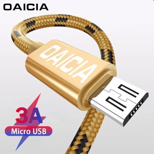 1m 2m Micro USB Cable 3A Fast Charging Data Cable for Xiaomi Redmi 4X Samsung S7 Android Mobile Phone Wire Cord Microusb Charger