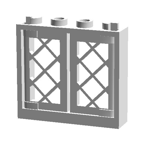 10PCS Window Frame Building Blocks Compatible Major Brand Kids Toys 60594 60607 Early Learning MOC Education Gifts