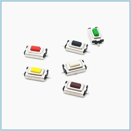 50pcs Micro Tact Switch Touch 3x6x2.5 SMD For MP3 MP4 Tablet PC Button Bluetooth Headset Remote Control