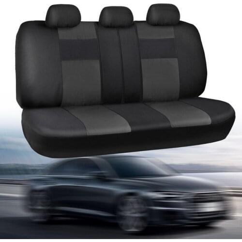 Car Seat Cover Artificial Leather Material Universal 5-seat Car Mat Four Seasons Optional Black Car Styling