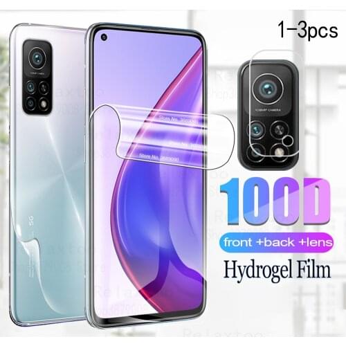 MI 10T Pro hydrogel film for xiaomi 10T pro 5G camera front back screen protector mi 10 T Mi10T pro xiomi Mi 10Tpro glass film