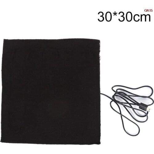 1Pcs Large 30 X 30cm/ 15 X 20cm/10 X22cm USB Warm Carbon Fiber Heated Pads New Arrival