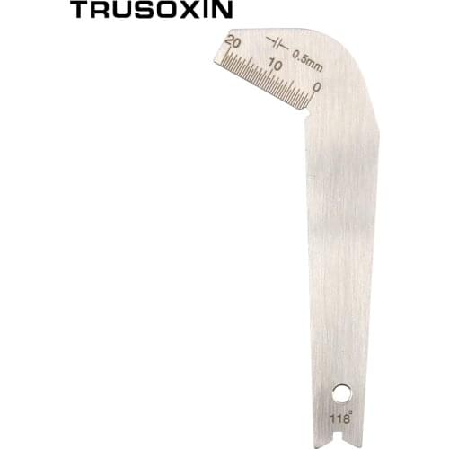 Welding Tools High quality Bit Pattern Drill Template Drill Bit Gauge Weld Inspect Gauge Tool Drill Bit Patter Gauge Template