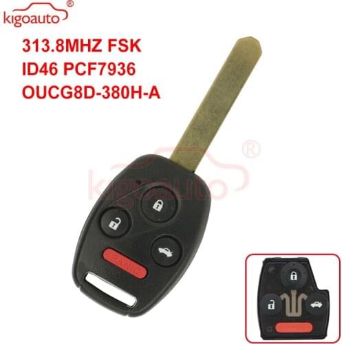 Kigoauto 313.8MHZ FSK ID46 PCF7936 OUCG8D-380H-A