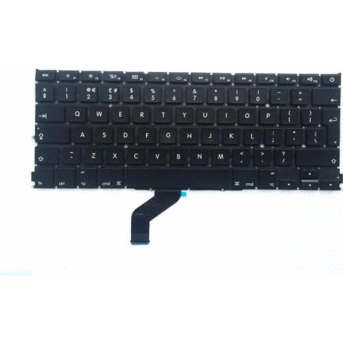 HoTecHon NEW A1425 UK Keyboard w/o Backlit Paper for MacBook Pro Retina 13 inch 2012 2013