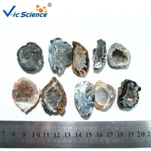 Geological research Crystal specimen of natural agate cave mineral