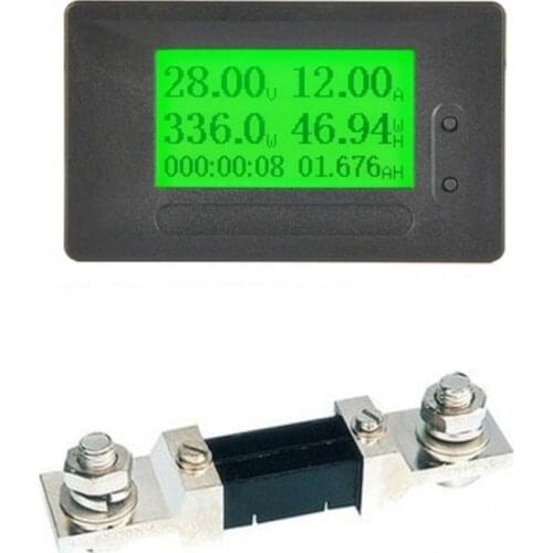 GC91 DC 6-200V 50A 100A 200A 300A Digital display coulometer power energy watt Voltage Amp meter ammeter voltmeter