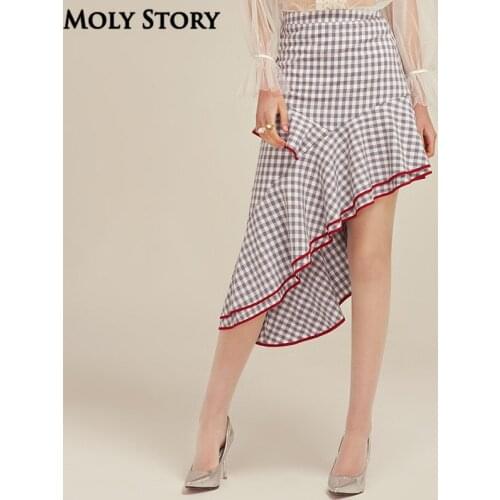 Женские юбки миди Moly Story China At AliExpress