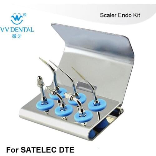 10 sets SEKS scaler eododontics tips set FIT Satelec ENDODONTICS TIPS & FILES and retrograde tips and DTE tips