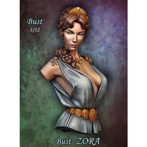 New Unassembled 1/12 Huntress woman soldier bust 1/12 Resin Kit DIY Toys Unpainted resin model