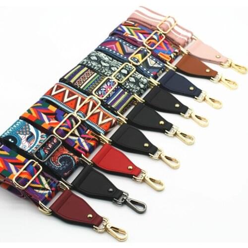 New Shoulder Bag Strap For Crossbody Women Wide Straps For Bags Striped Handles Adjustable Strap Bag Accessories O Bag Handles