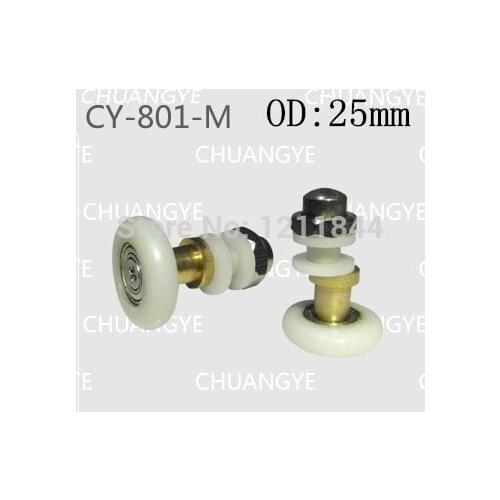 OD:25mm 8pcs door pulley bearing pulley for shower room shower sliding wheel