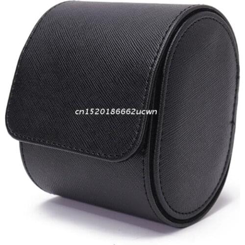 Storage Organizer and Display Black Watch Roll Cases for Men or Women Dropship